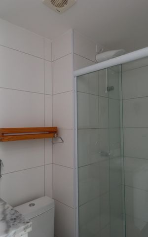 Apartamento para alugar com 58m², 2 quartos e 1 vaga Apartamento para alugar com 58m², 2 quartos e 1 vagaBanheiro