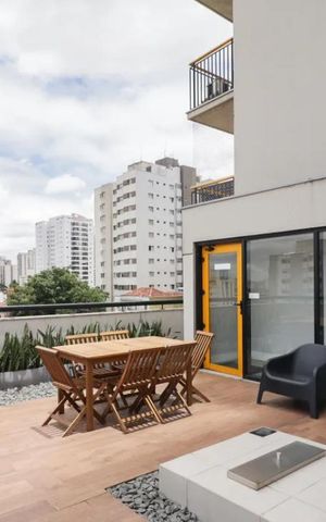 Apartamento à venda com 33m², 1 quarto e sem vagaÁrea externa