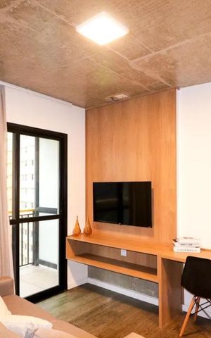 Apartamento à venda com 33m², 1 quarto e sem vaga Apartamento à venda com 33m², 1 quarto e sem vagaSala/Quarto