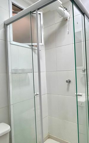 Apartamento para alugar com 69m², 2 quartos e 1 vaga Apartamento para alugar com 69m², 2 quartos e 1 vagaBanheiro da Suíte