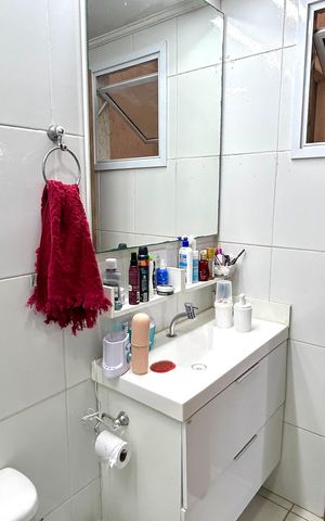 Apartamento para alugar com 69m², 2 quartos e 1 vaga Apartamento para alugar com 69m², 2 quartos e 1 vagaBanheiro 1