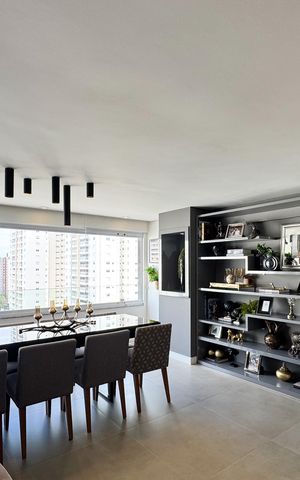 Apartamento para alugar com 137m², 3 quartos e 3 vagasSala