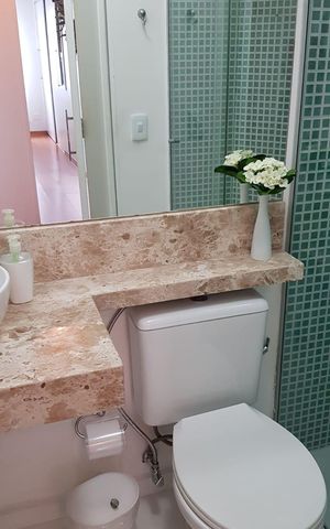 Apartamento à venda com 70m², 3 quartos e 1 vaga Apartamento à venda com 70m², 3 quartos e 1 vagaBanheiro