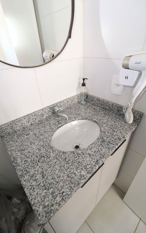 Studio para alugar com 29m², 1 quarto e sem vagaBanheiro da Suíte