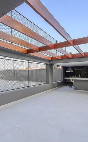 Apartamento à venda com 82m², 3 quartos e 2 vagasChurrasqueira