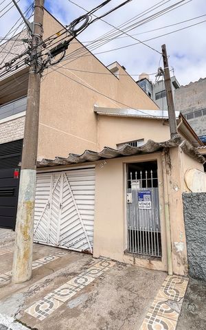 Casa à venda com 70m², 1 quarto e 1 vagaFachada 