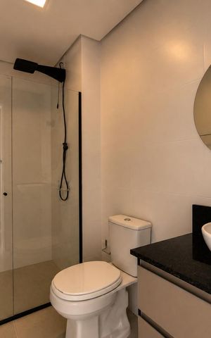 Studio para alugar com 25m², 1 quarto e sem vaga Studio para alugar com 25m², 1 quarto e sem vagaBanheiro