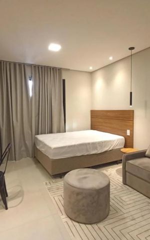 Studio para alugar com 25m², 1 quarto e sem vaga Studio para alugar com 25m², 1 quarto e sem vagaSala/Quarto