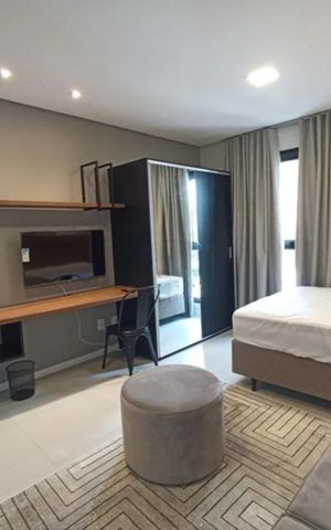 Studio para alugar com 25m², 1 quarto e sem vaga Studio para alugar com 25m², 1 quarto e sem vagaQuarto