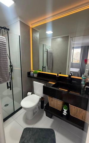 Apartamento à venda com 28m², 1 quarto e sem vaga Apartamento à venda com 28m², 1 quarto e sem vagaBanheiro