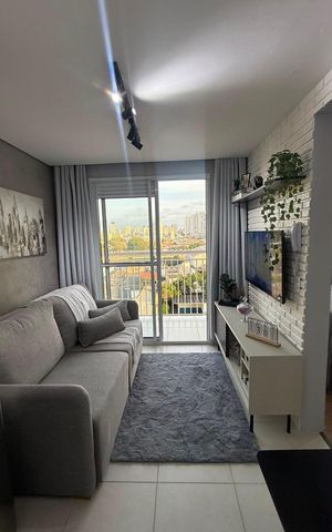 Apartamento à venda com 28m², 1 quarto e sem vaga Apartamento à venda com 28m², 1 quarto e sem vagaSala