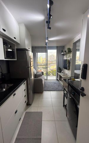 Apartamento à venda com 28m², 1 quarto e sem vaga Apartamento à venda com 28m², 1 quarto e sem vagaCozinha