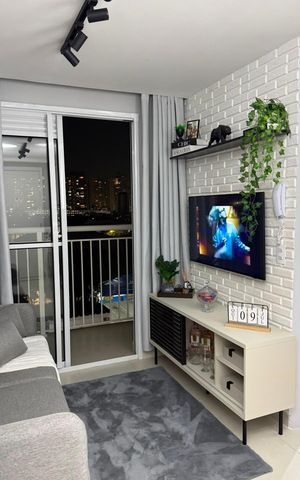 Apartamento à venda com 28m², 1 quarto e sem vaga Apartamento à venda com 28m², 1 quarto e sem vagaSala