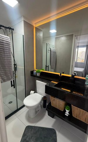 Apartamento à venda com 28m², 1 quarto e sem vaga Apartamento à venda com 28m², 1 quarto e sem vagaBanheiro