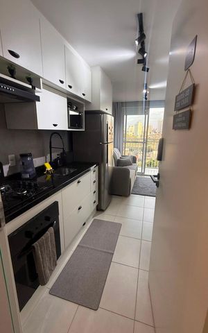 Apartamento à venda com 28m², 1 quarto e sem vaga Apartamento à venda com 28m², 1 quarto e sem vagaCozinha