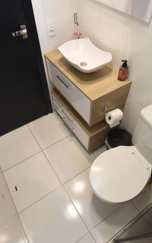 Apartamento à venda com 43m², 1 quarto e sem vagaBanheiro