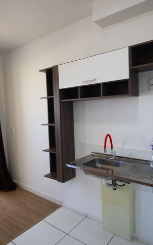 Studio para alugar com 24m², 1 quarto e 1 vagaKitnet