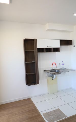 Studio para alugar com 24m², 1 quarto e 1 vagaKitnet