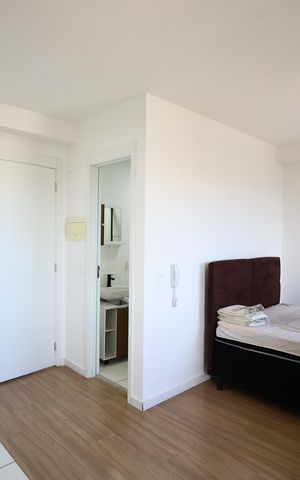Studio para alugar com 24m², 1 quarto e 1 vagaKitnet
