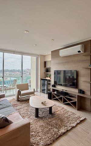 Apartamento para alugar com 143m², 3 quartos e 3 vagas Apartamento para alugar com 143m², 3 quartos e 3 vagasSala