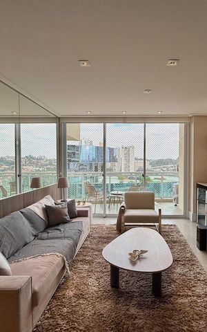 Apartamento para alugar com 143m², 3 quartos e 3 vagas Apartamento para alugar com 143m², 3 quartos e 3 vagasSala