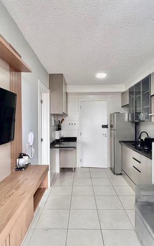 Apartamento à venda com 36m², 1 quarto e sem vaga Apartamento à venda com 36m², 1 quarto e sem vagaSala/Cozinha
