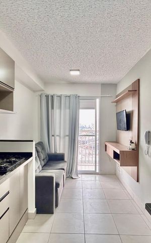Apartamento à venda com 36m², 1 quarto e sem vaga Apartamento à venda com 36m², 1 quarto e sem vagaSala/Cozinha