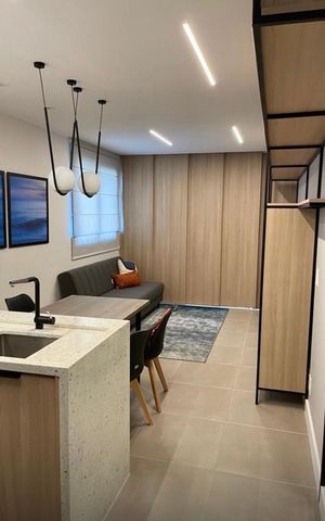 Apartamento à venda com 46m², 1 quarto e 1 vaga Apartamento à venda com 46m², 1 quarto e 1 vagaSala
