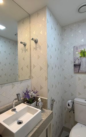 Apartamento para alugar com 63m², 1 quarto e 1 vaga Apartamento para alugar com 63m², 1 quarto e 1 vagaLavabo