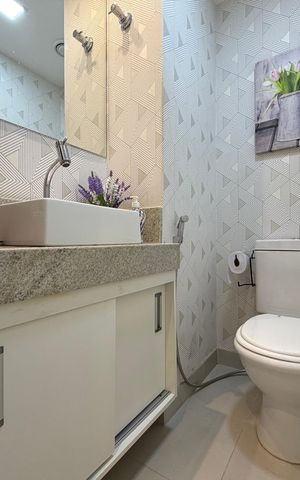 Apartamento para alugar com 63m², 1 quarto e 1 vaga Apartamento para alugar com 63m², 1 quarto e 1 vagaLavabo