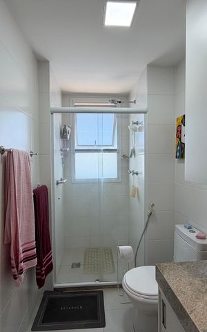 Apartamento para alugar com 63m², 1 quarto e 1 vaga Apartamento para alugar com 63m², 1 quarto e 1 vagaBanheiro da suíte