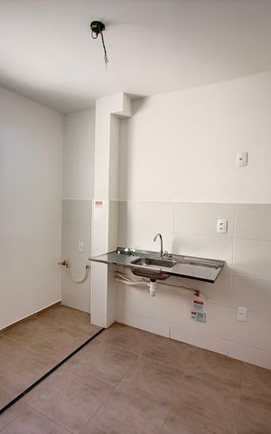 Apartamento para alugar com 45m², 2 quartos e 1 vaga Apartamento para alugar com 45m², 2 quartos e 1 vagaCozinha e Área de Serviço