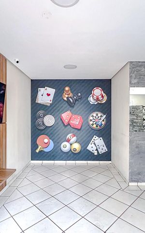Apartamento à venda com 54m², 2 quartos e 1 vagaSalão de jogos