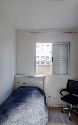 Apartamento à venda com 54m², 2 quartos e 1 vagaQuarto 2