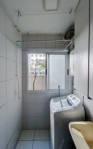 Apartamento à venda com 54m², 2 quartos e 1 vagaCozinha e Área de Serviço