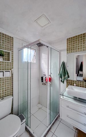 Apartamento à venda com 54m², 2 quartos e 1 vagaBanheiro da Suíte