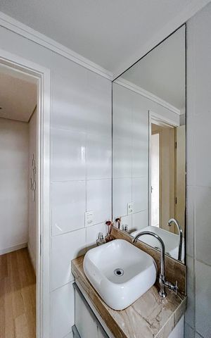 Apartamento à venda com 54m², 2 quartos e 1 vagaBanheiro