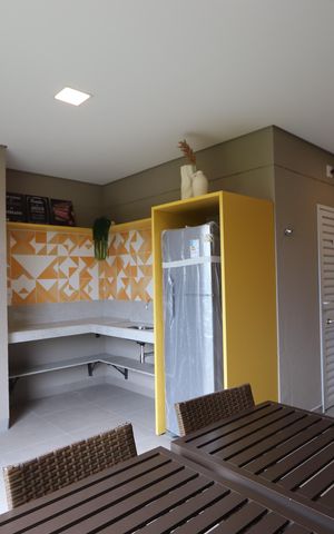 Apartamento para alugar com 45m², 2 quartos e 1 vagaÁrea comum - Churrasqueira