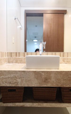 Apartamento à venda com 65m², 1 quarto e 1 vagaBanheiro