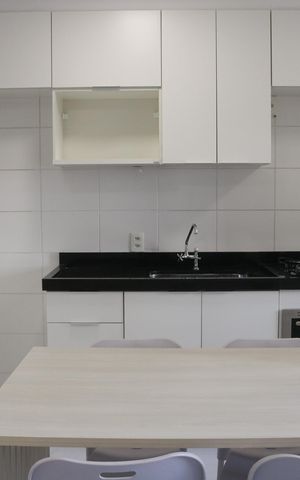 Apartamento para alugar com 31m², 1 quarto e sem vagaCozinha e Área de Serviço