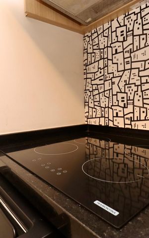 Studio para alugar com 44m², 1 quarto e 1 vaga Studio para alugar com 44m², 1 quarto e 1 vagaCozinha