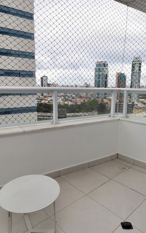 Studio para alugar com 44m², 1 quarto e 1 vaga Studio para alugar com 44m², 1 quarto e 1 vagaVaranda