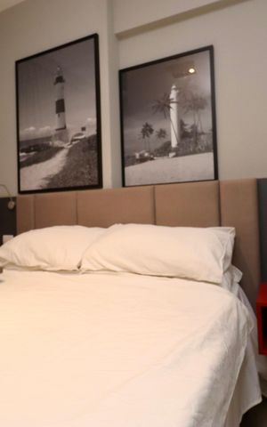 Studio para alugar com 44m², 1 quarto e 1 vaga Studio para alugar com 44m², 1 quarto e 1 vagaQuarto
