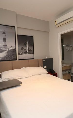 Studio para alugar com 44m², 1 quarto e 1 vaga Studio para alugar com 44m², 1 quarto e 1 vagaQuarto