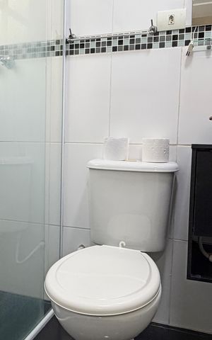 Apartamento para alugar com 59m², 1 quarto e 1 vagaBanheiro da Suíte