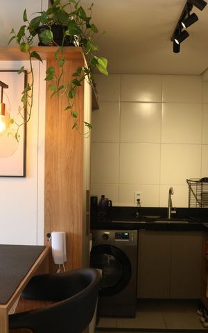 Apartamento à venda com 35m², 2 quartos e sem vagaCozinha e Área de Serviço