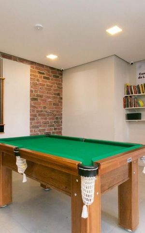 Apartamento à venda com 45m², 2 quartos e 1 vagaSalão de Jogos