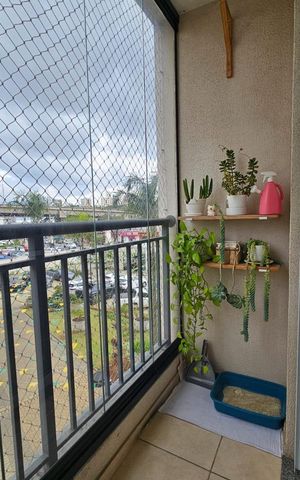 Apartamento à venda com 45m², 2 quartos e 1 vagaVaranda