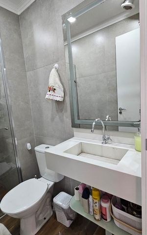 Apartamento à venda com 45m², 2 quartos e 1 vagaBanheiro