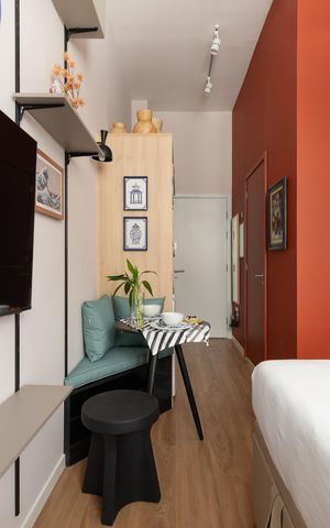Studio para alugar com 24m², 1 quarto e sem vagaSala/Quarto